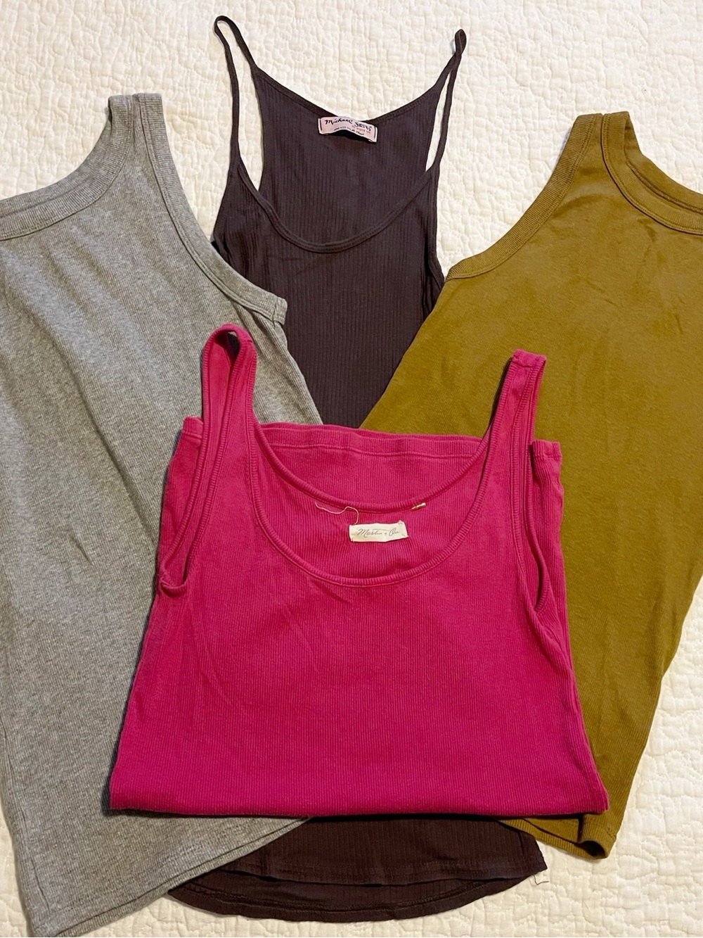 Bundle of FOUR women’s tank tops - Martin & OSA, Michael Star, & more! S/M sizes